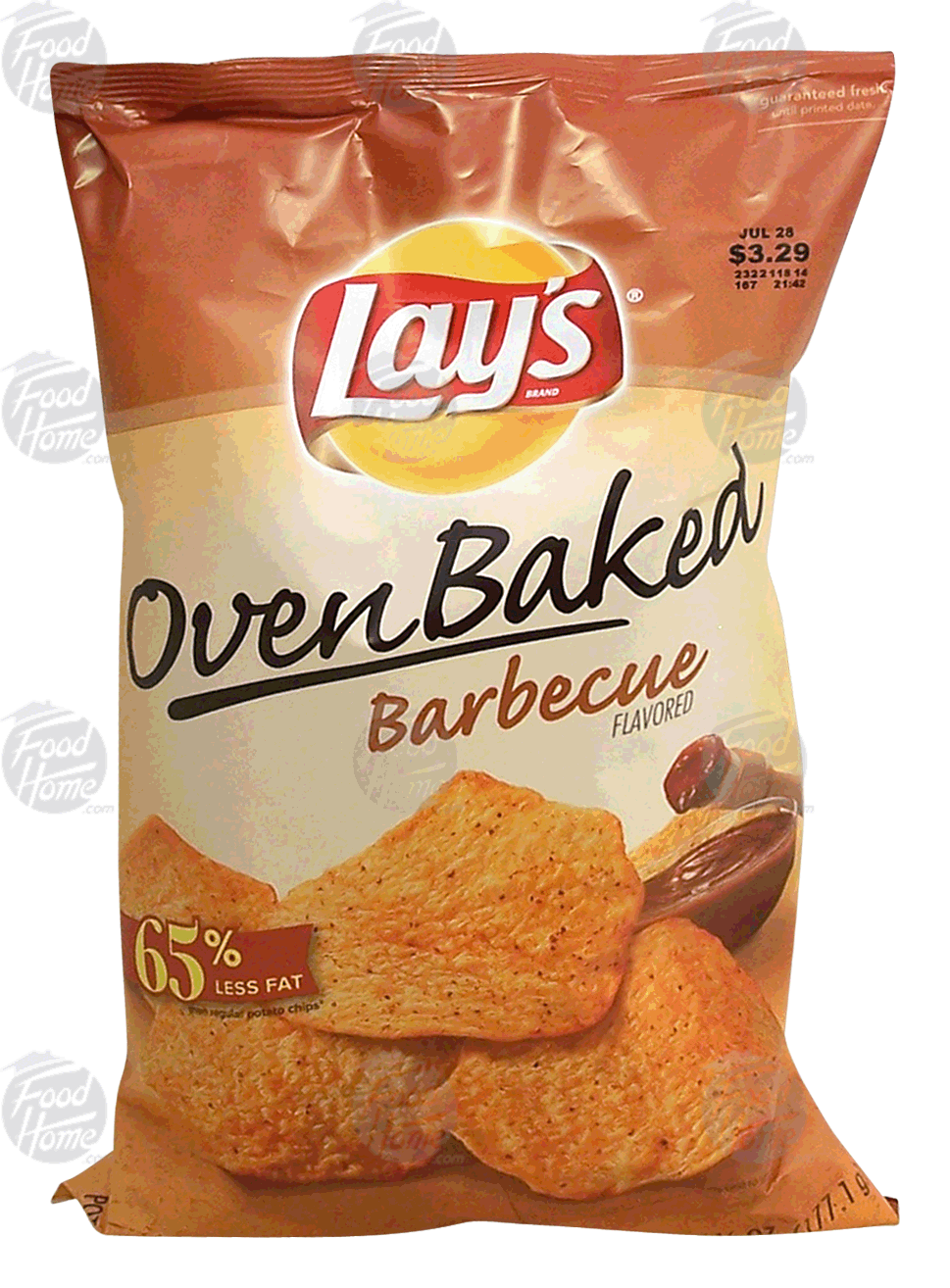 Lay's Oven Baked barbecue flavored potato crisps Full-Size Picture